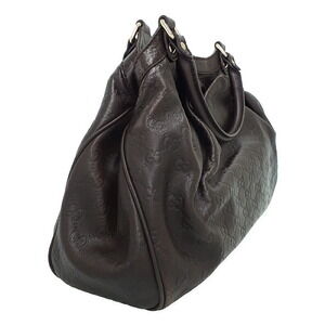 Gucci Bag monogram canvas leather Sukey Tote Beige Brown Shoulder GG